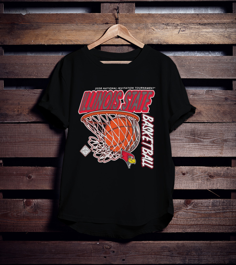 Illinois State Redbirds 2026 National Invitation Tournament Basketball T-Shirt