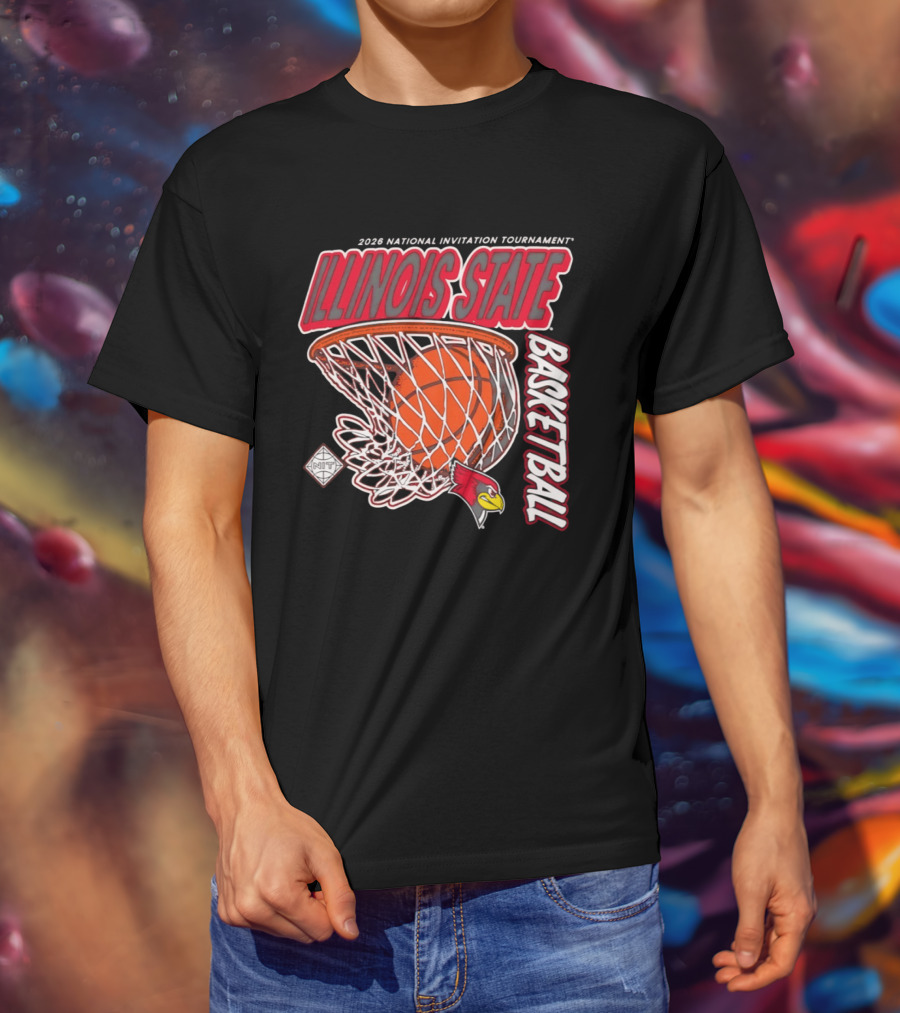 Illinois State Redbirds 2026 National Invitation Tournament Basketball T-Shirt