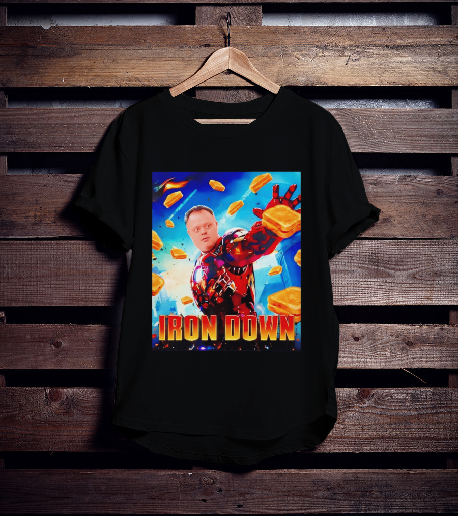 Iron Down Meme Toasted Hero Explosion T-Shirt
