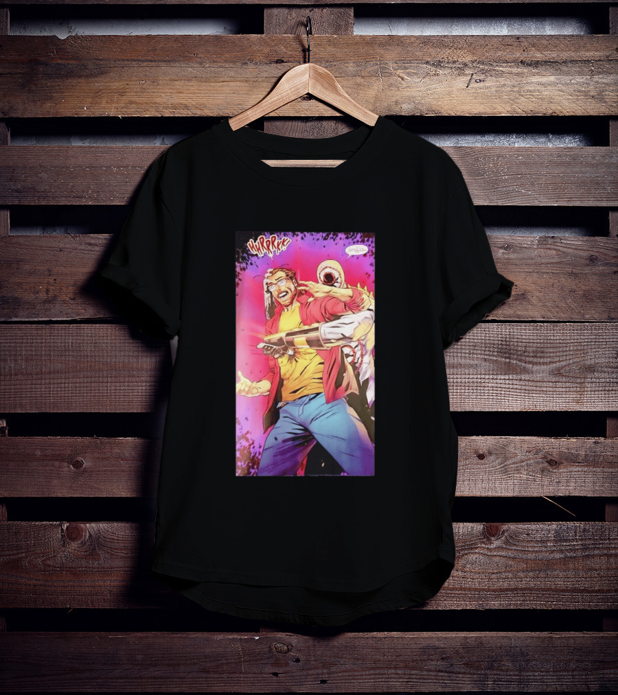 Hirrrkk Paul Rabin Spider Man Marvel Comic Action Panel T-Shirt