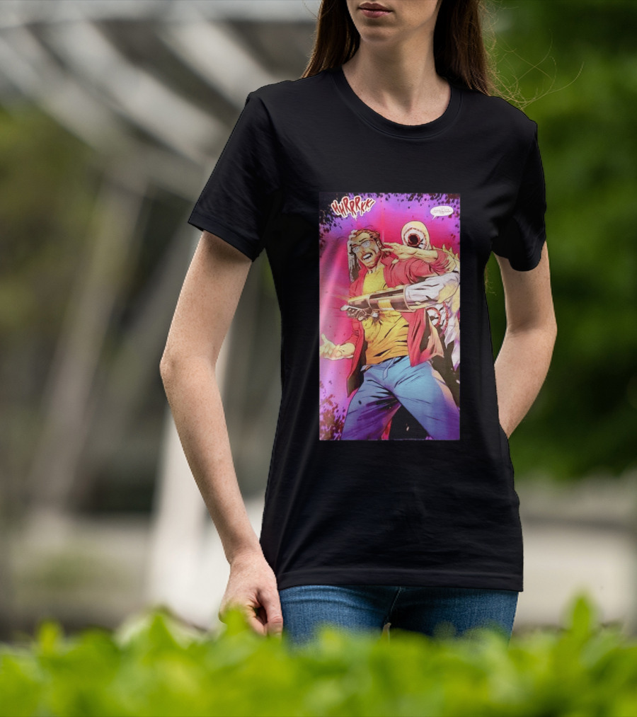 Hirrrkk Paul Rabin Spider Man Marvel Comic Action Panel T-Shirt