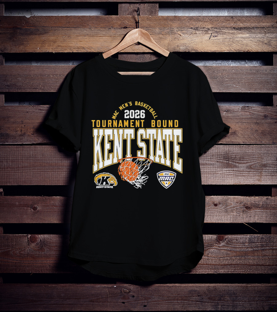 Kent State Golden Flashes MAC 2026 Men's Basketball Tournament Bound T-Shirt