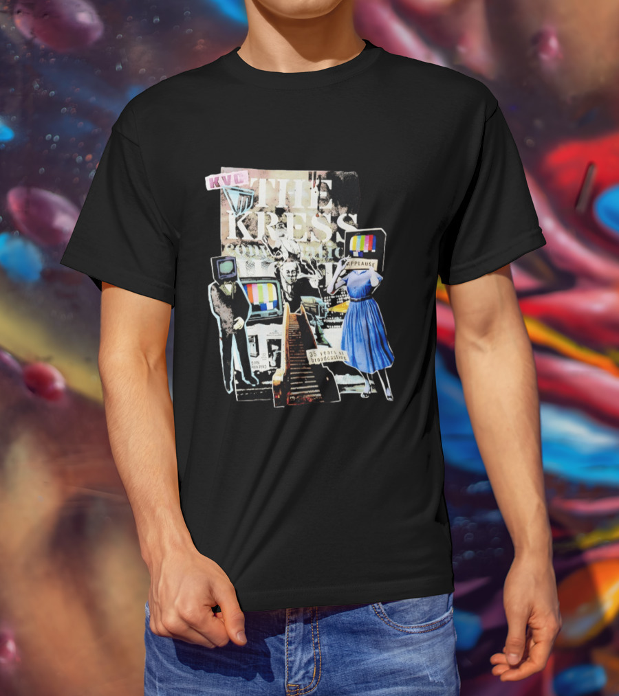 KVC The Kress 35 Years Of Broadcasting TV Applause T-Shirt