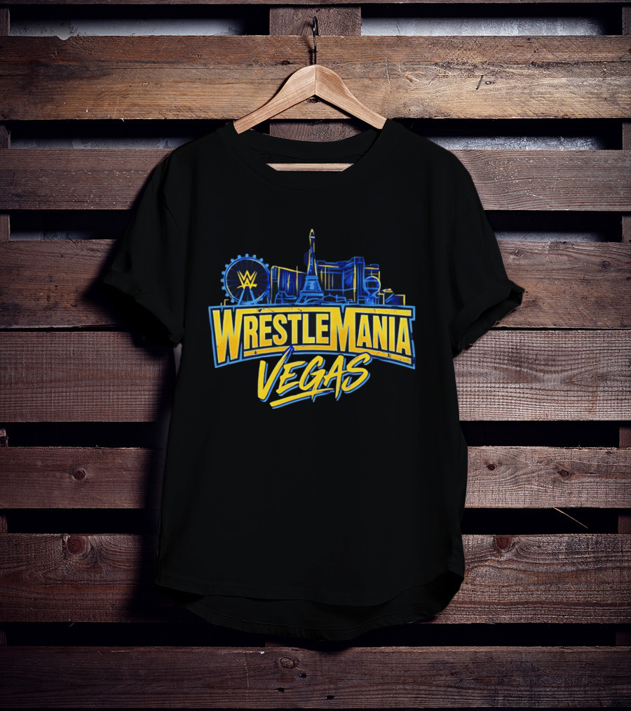 Cody Rhodes WrestleMania Las Vegas WWE Skyline 42 T-Shirt