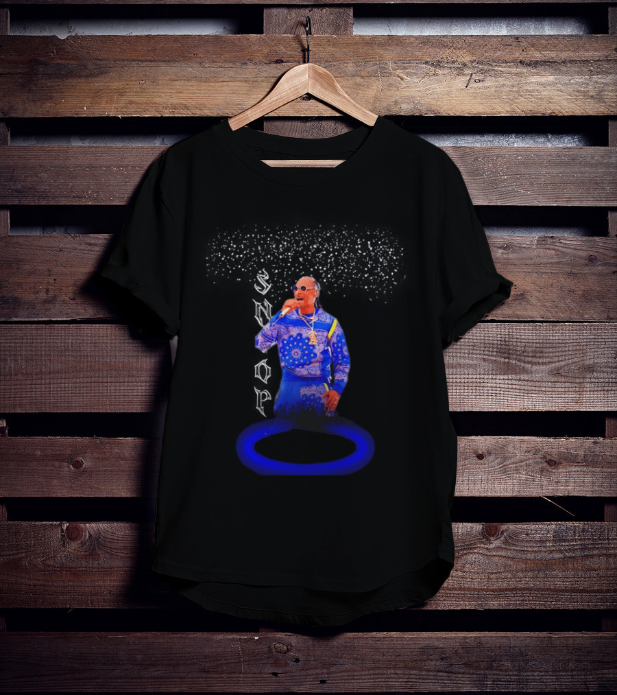 Snoop Dogg Blue Bandana Style Tracksuit Outfit T-Shirt