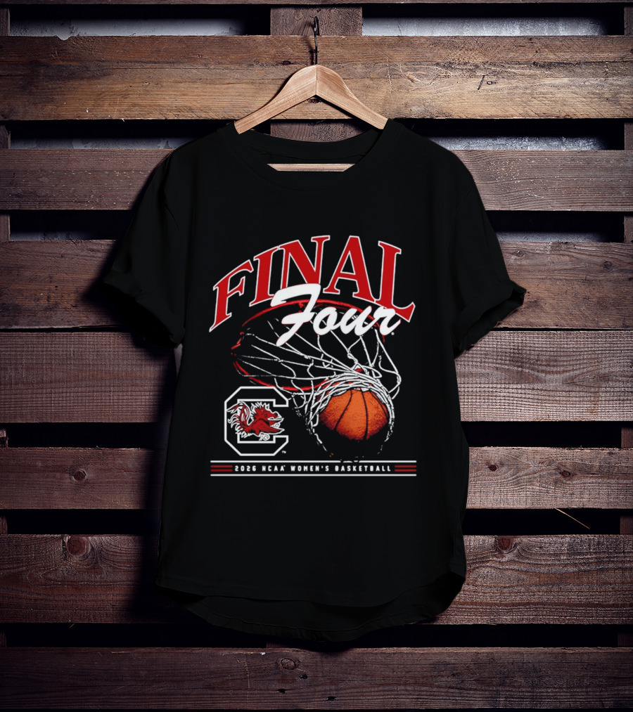 South Carolina Gamecocks 2026 NCAA Women's Basketball Final Four March Madness T-Shirt
