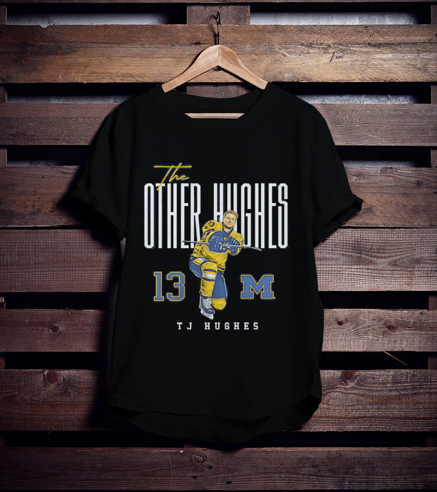 The Other Hughes 13 Michigan Wolverines TJ Hughes T-Shirt