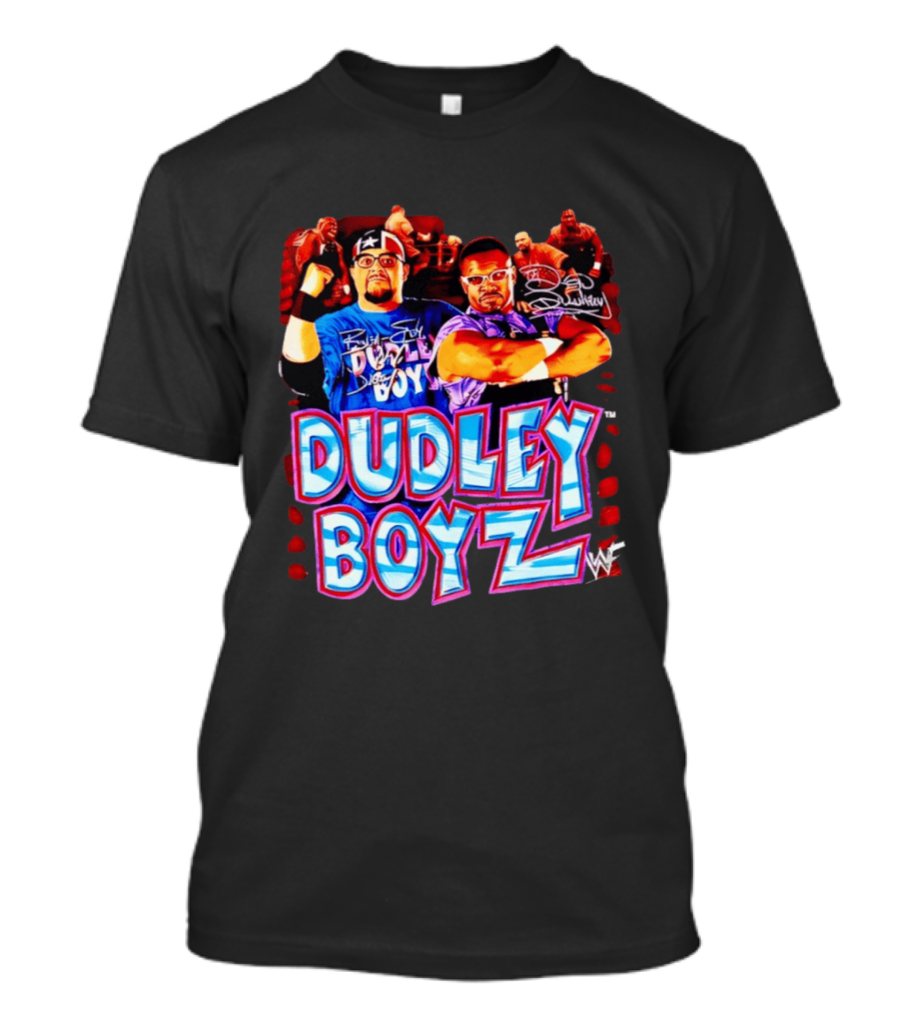 Dudley Boyz WWE Wrestling Legends Bubba Ray D Von Signature T-Shirt