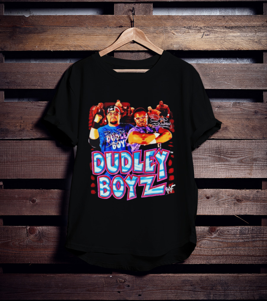 Dudley Boyz WWE Wrestling Legends Bubba Ray D Von Signature T-Shirt