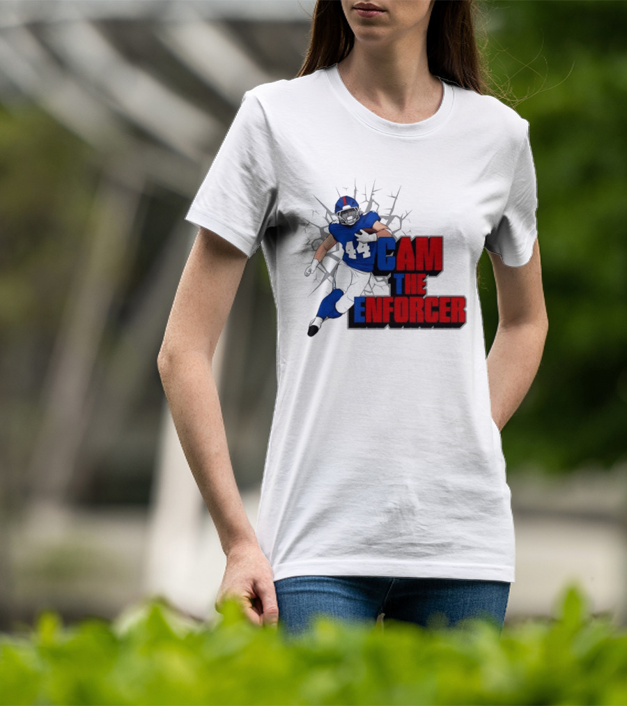 Cam The Enforcer New York Giants Football Player T-Shirt