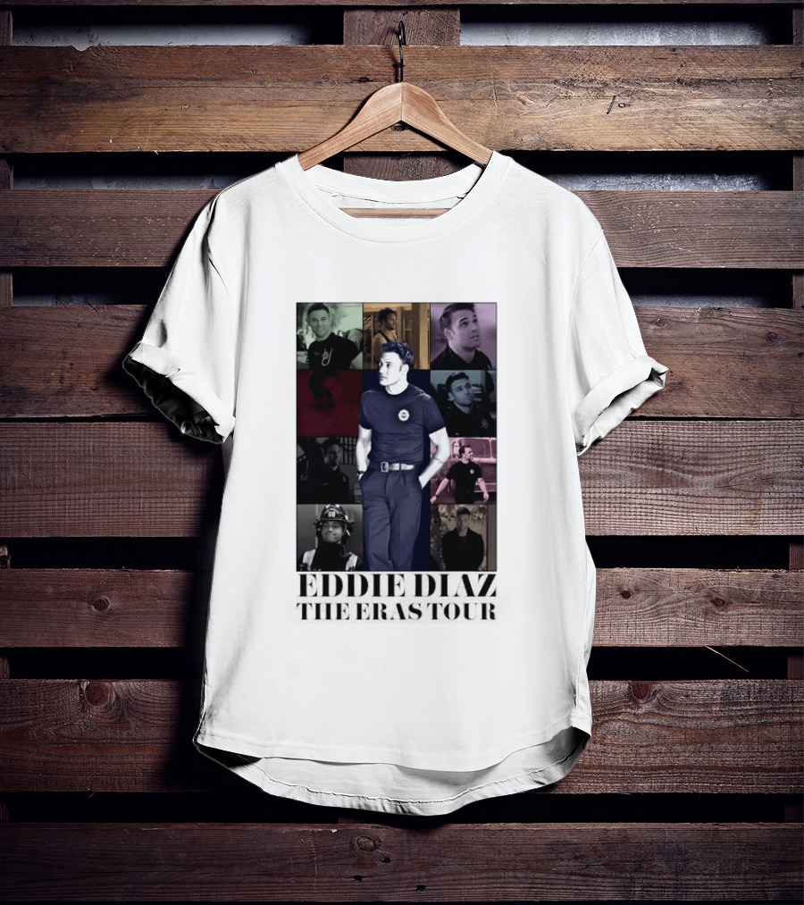 Eddie Diaz 911 TV Series The Eras Tour Collage T-Shirt