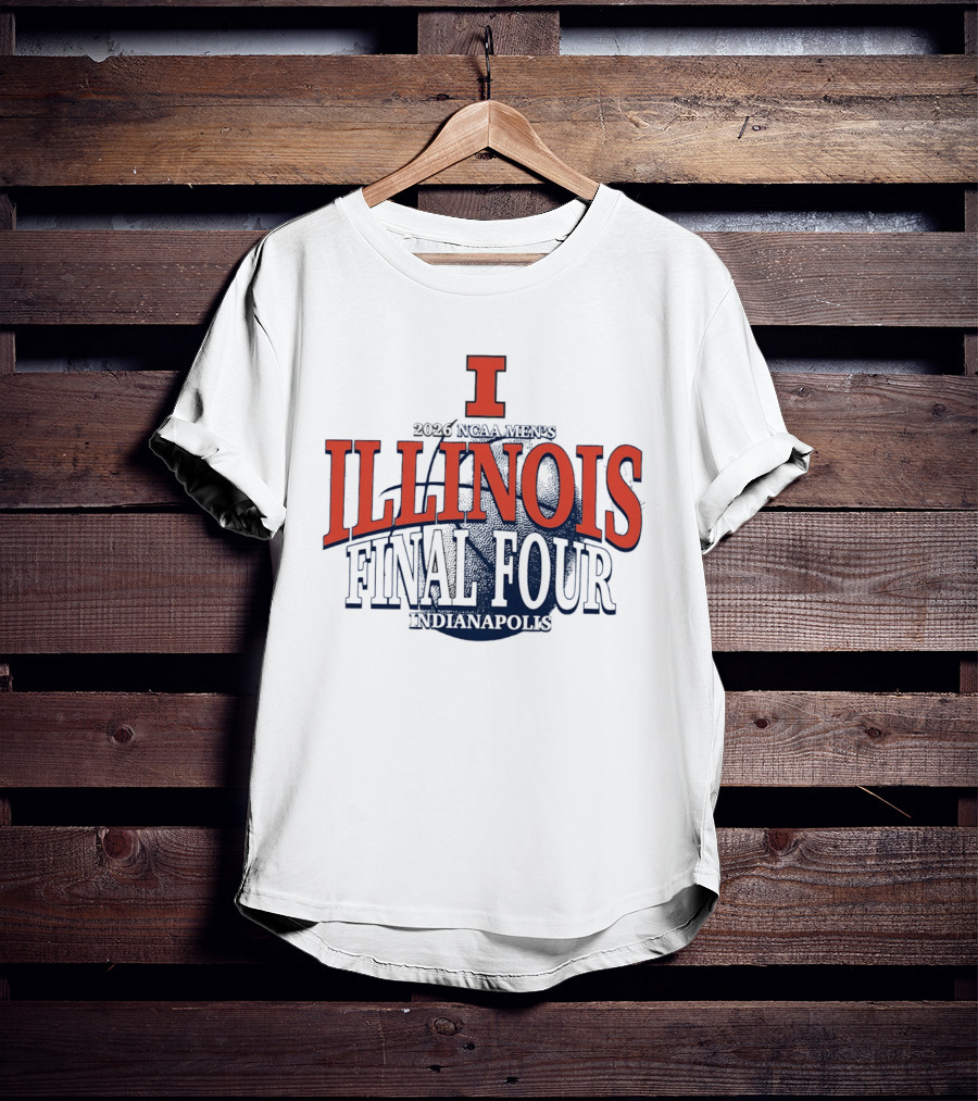 Illinois Basketball 2026 NCAA Men's Final Four Indianapolis T-Shirt