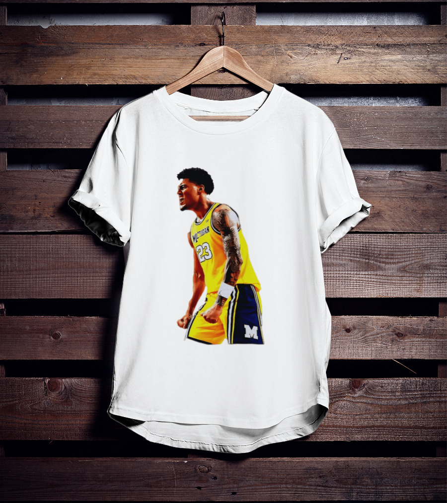 Yaxel Lendeborg Flex Motion Elite Energy Michigan Basketball 23 Jersey T-Shirt