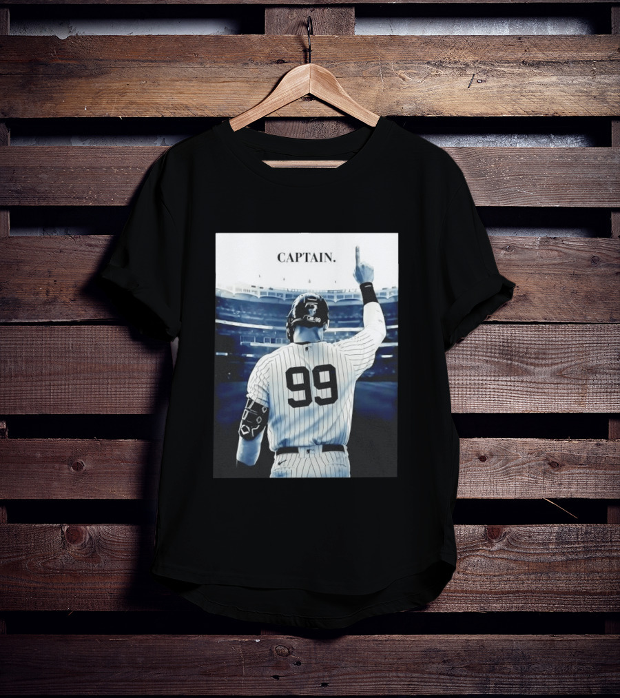 Aaron Judge 99 New York Yankees Captain Pointing Celebration T-Shirt
