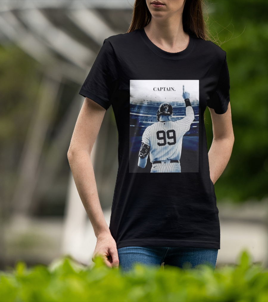 Aaron Judge 99 New York Yankees Captain Pointing Celebration T-Shirt