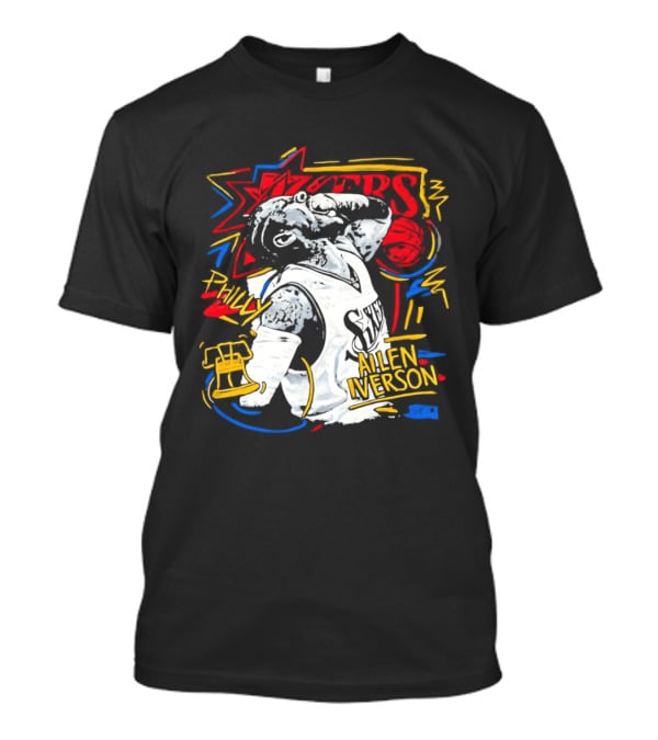 Allen Iverson Sixers Philly Basketball Legend T-Shirt