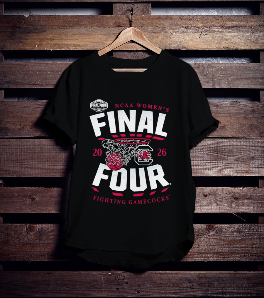 NCAA Women's Final Four 2026 Fighting Gamecocks T-Shirt
