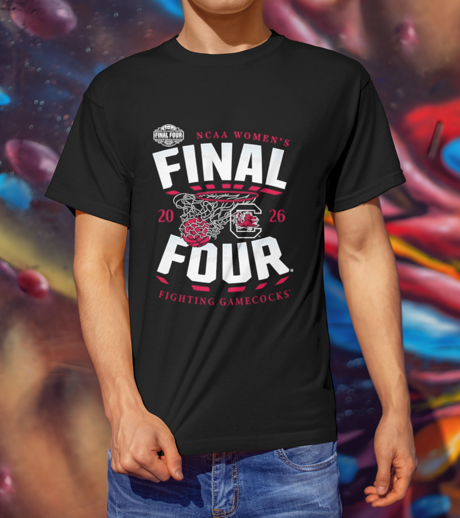 NCAA Women's Final Four 2026 Fighting Gamecocks T-Shirt