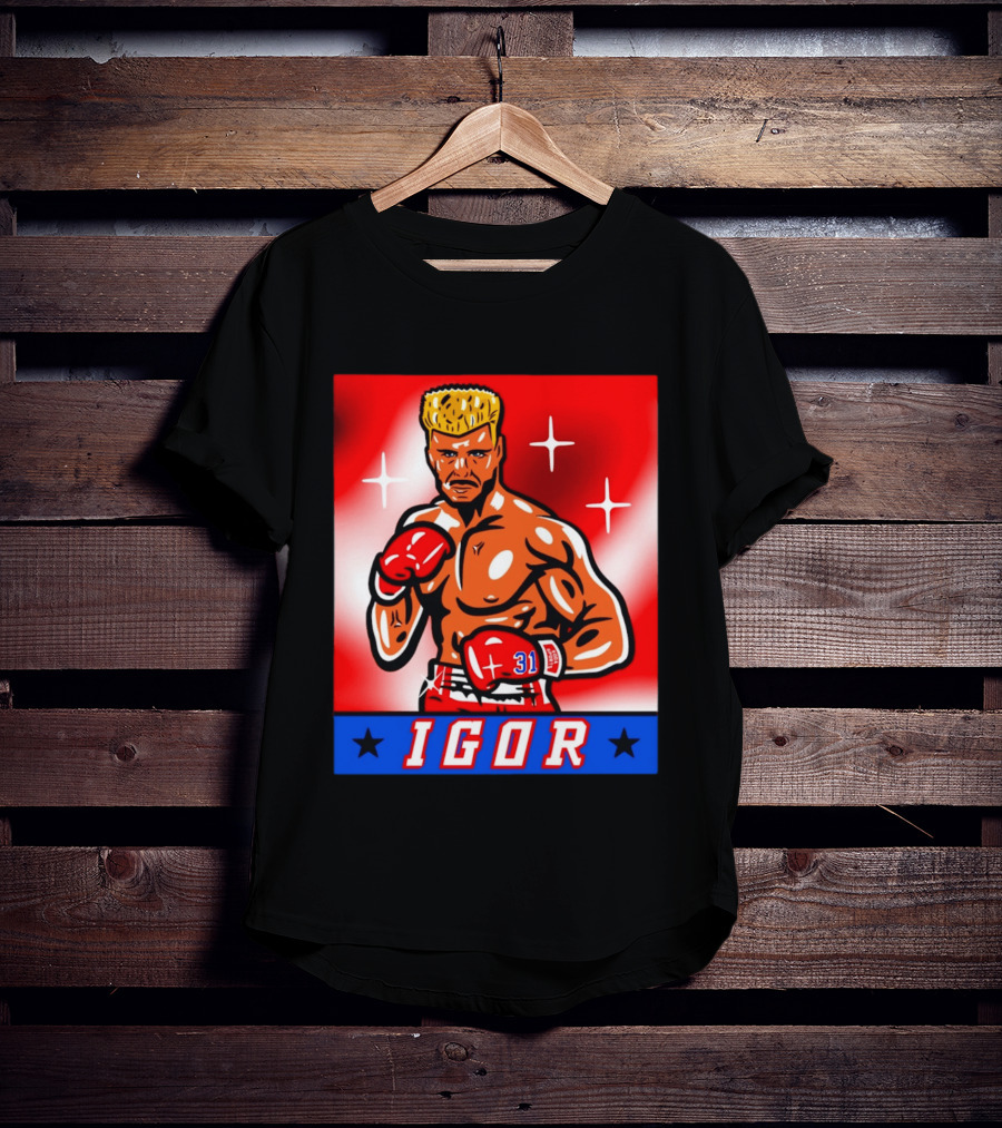 Igor Drago I Must Break You New York Rangers Boxing T-Shirt