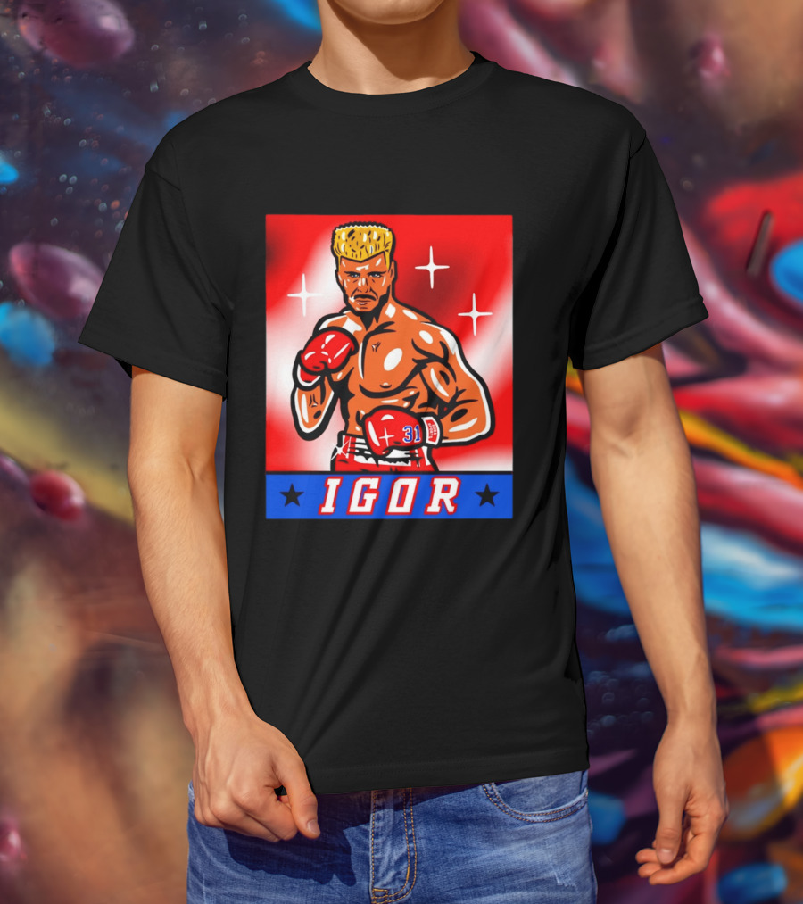 Igor Drago I Must Break You New York Rangers Boxing T-Shirt