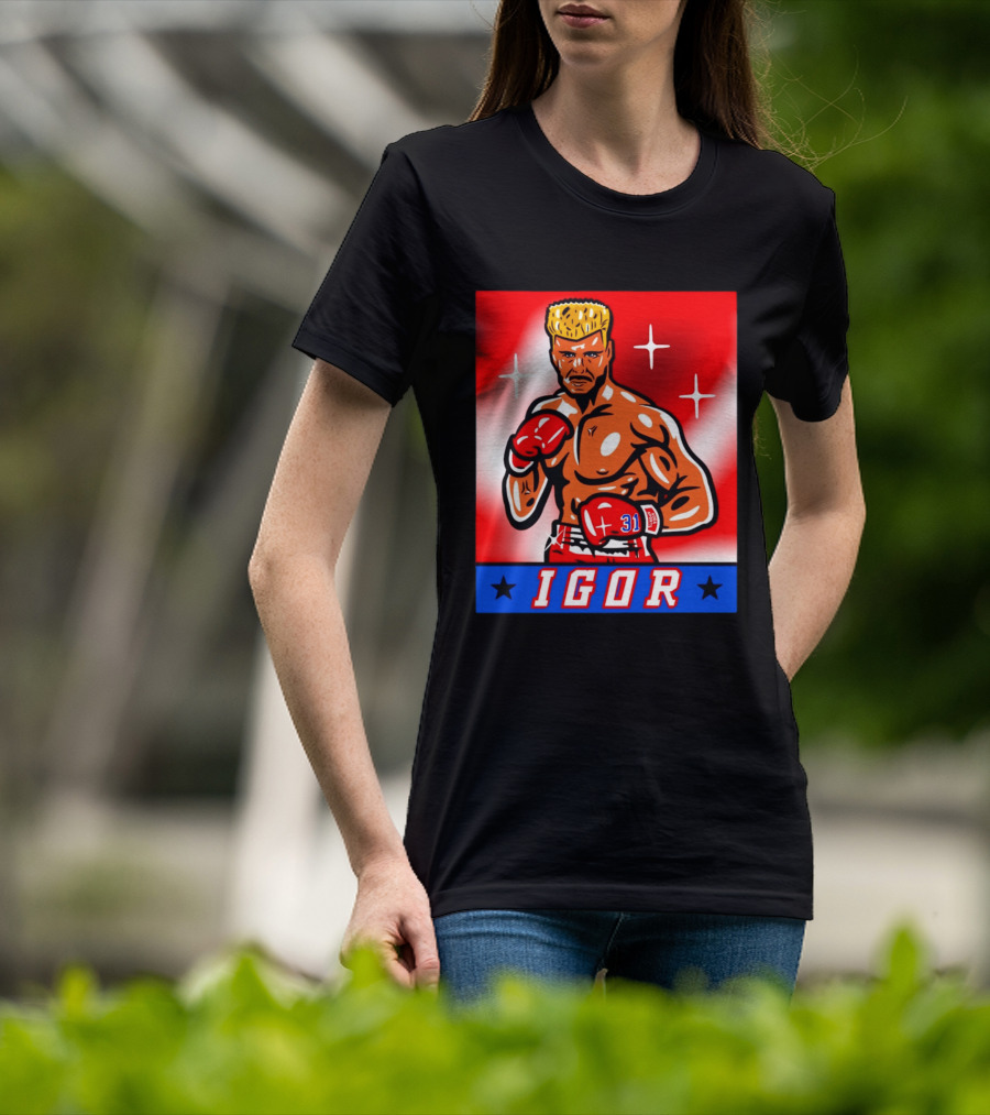 Igor Drago I Must Break You New York Rangers Boxing T-Shirt