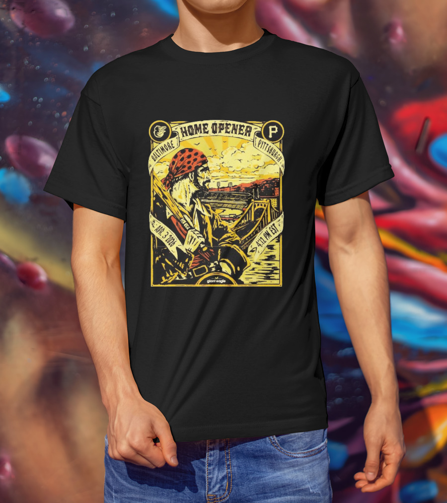 Baltimore Pittsburgh Pirates Home Opener Apr 3 2026 4:12 PM EST T-Shirt