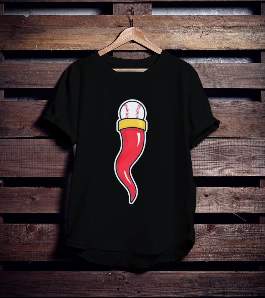 Cornicello Baseball Charm World T-Shirt