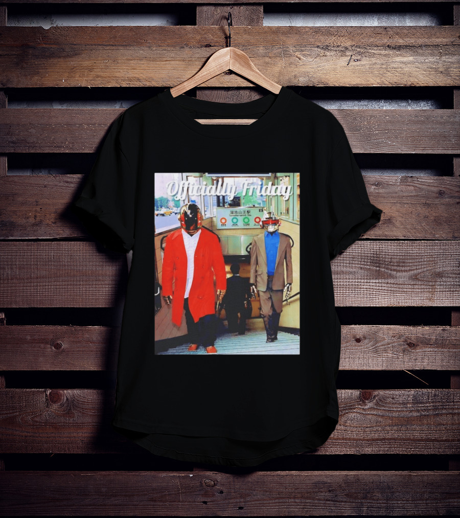 Daft Punk Officially Friday Tokyo Subway Entrance T-Shirt