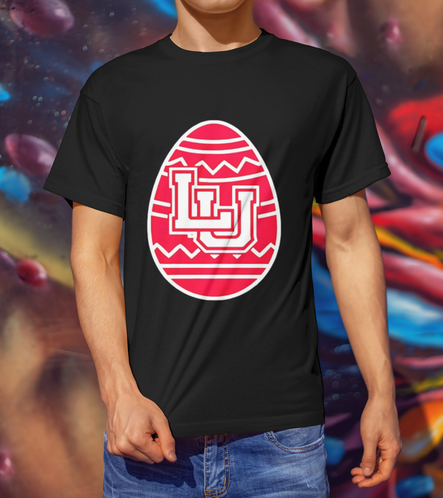 Liberty Union LU Easter Egg Red And White T-Shirt