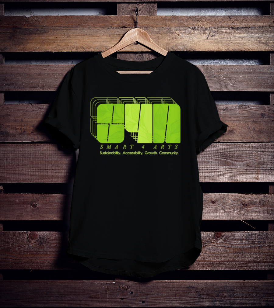SMART 4 ARTS Sustainability Accessibility Growth Community Leaf T-Shirt