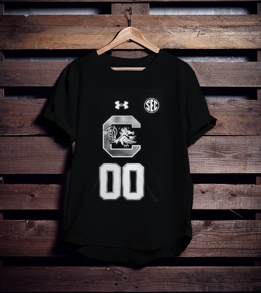 South Carolina Gamecocks Women's Basketball 2026 Uniform Black Custom Under Armour SEC T-Shirt