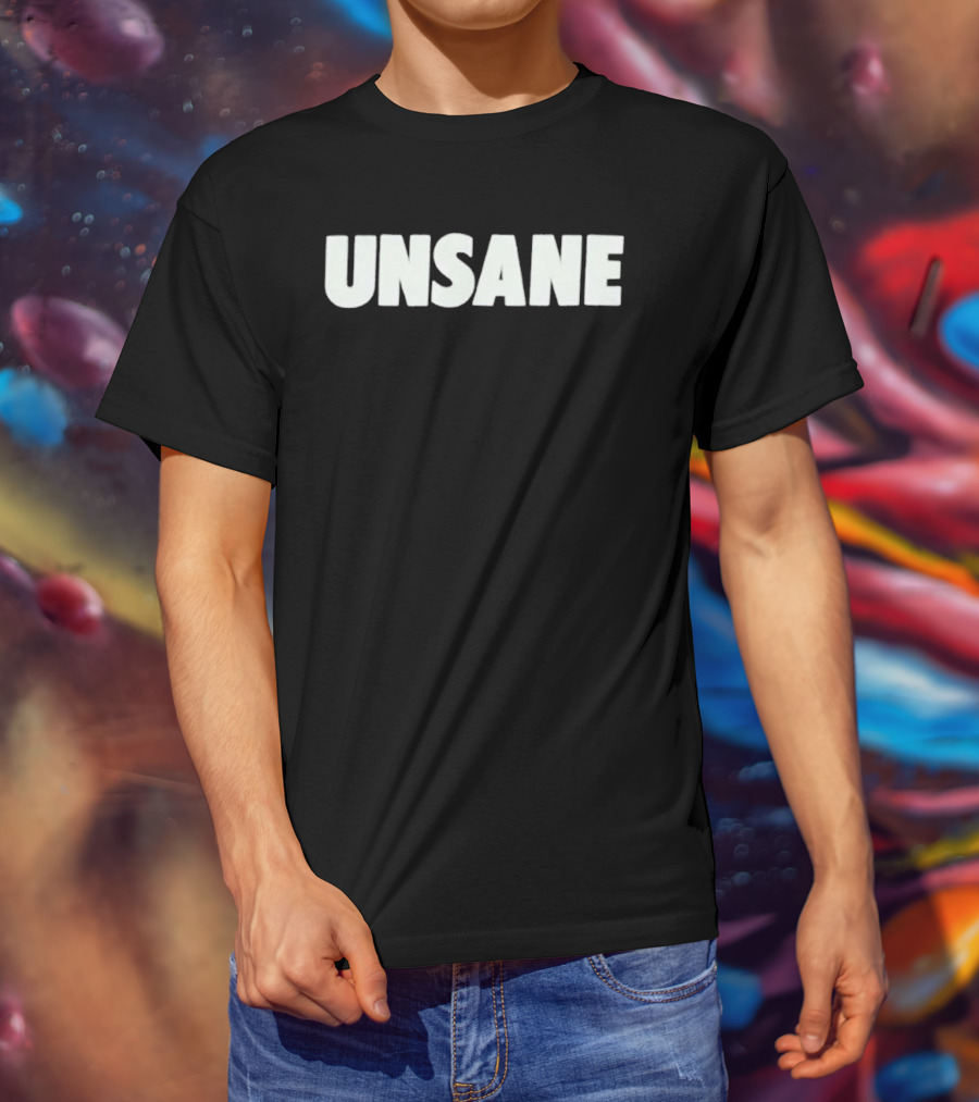 Travis Unsane Bold White T-Shirt