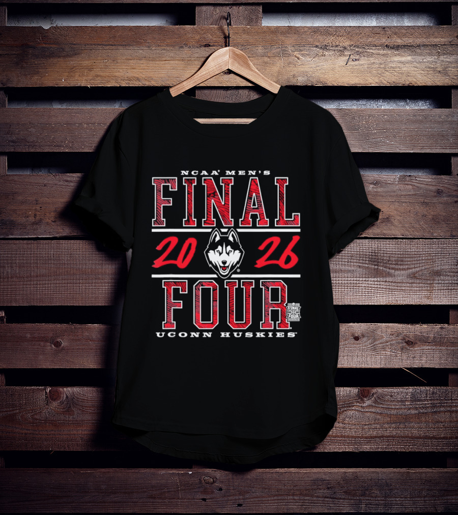 UConn Huskies Men's Final Four 2026 NCAA Basketball March Madness T-Shirt