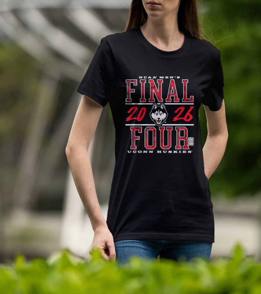 UConn Huskies Men's Final Four 2026 NCAA Basketball March Madness T-Shirt