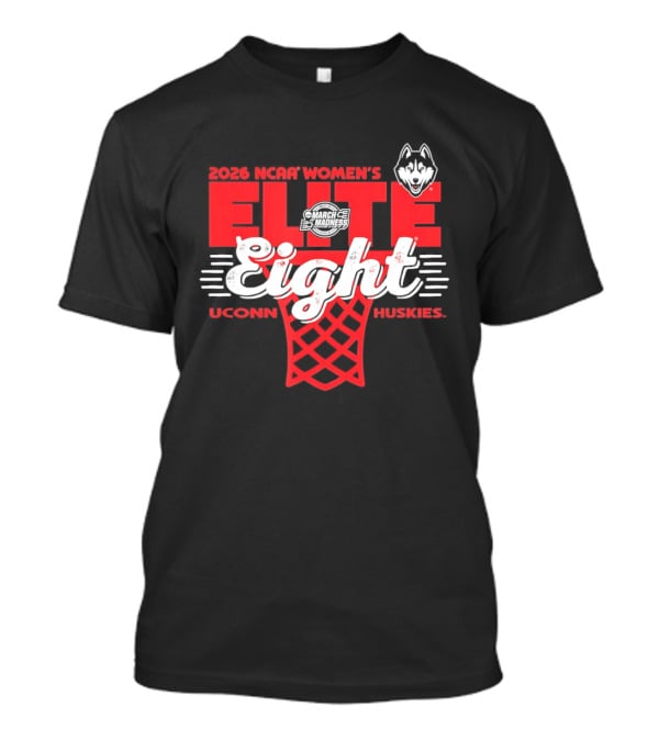 2026 NCAA Women's Elite Eight UConn Huskies Basketball T-Shirt