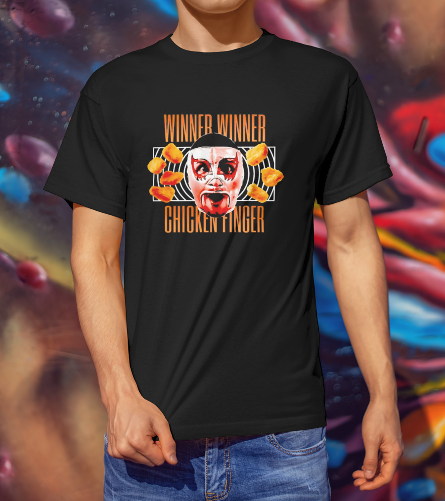 Winner Winner Chicken Finger Mask With Nuggets T-Shirt