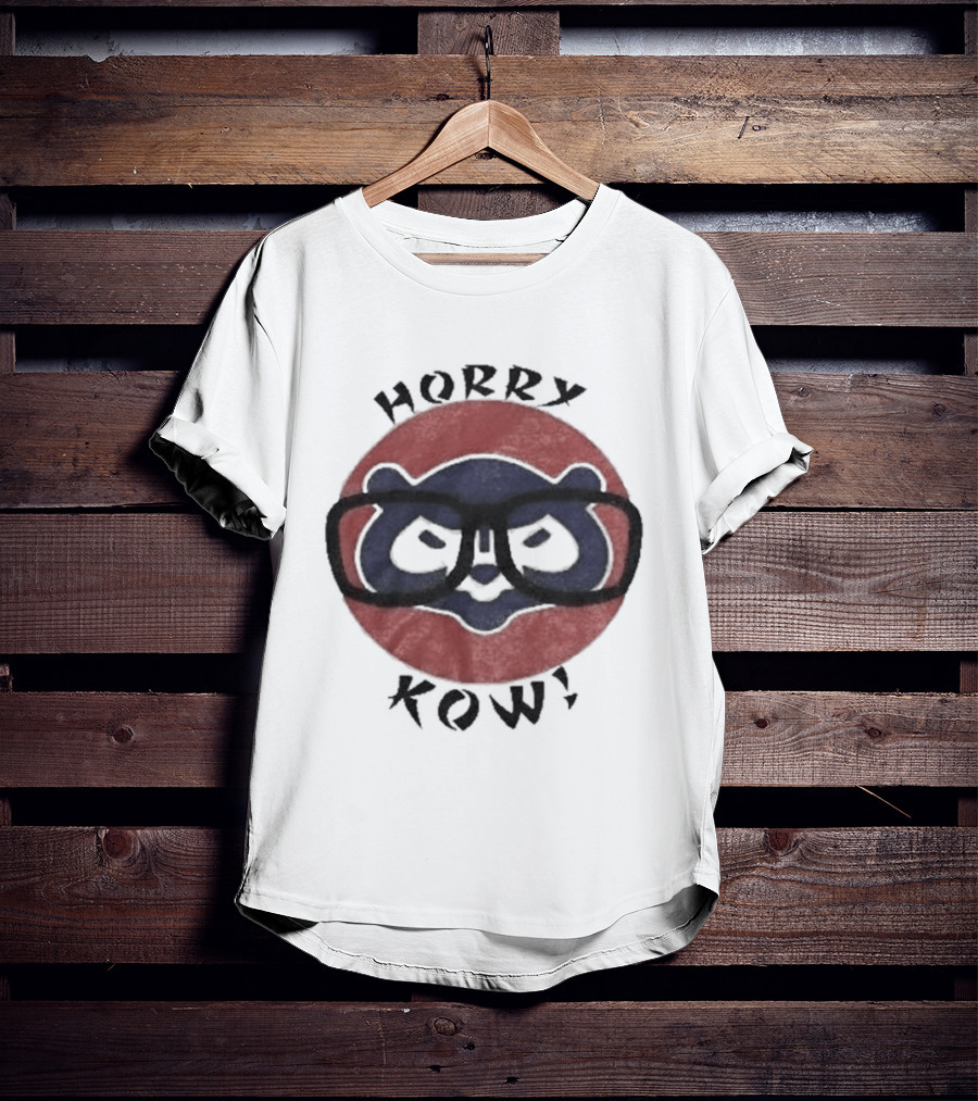 Chicago Cubs Horry Kow Glasses Bear T-Shirt