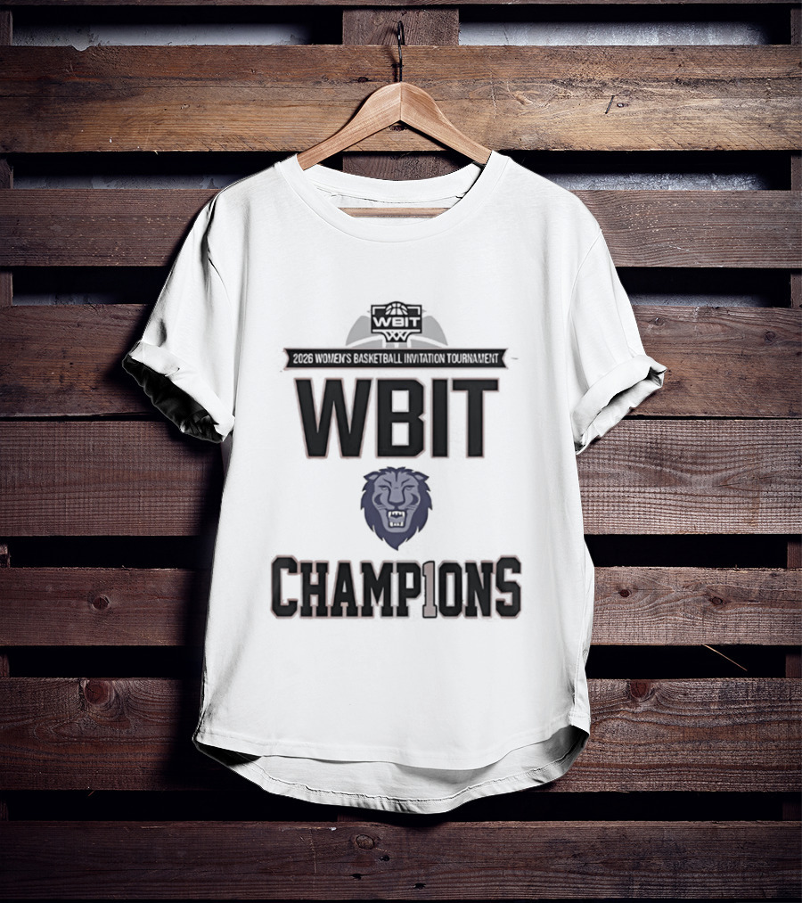 Columbia Lions WBIT Champions 2026 Women's Basketball Invitation Tournament T-Shirt