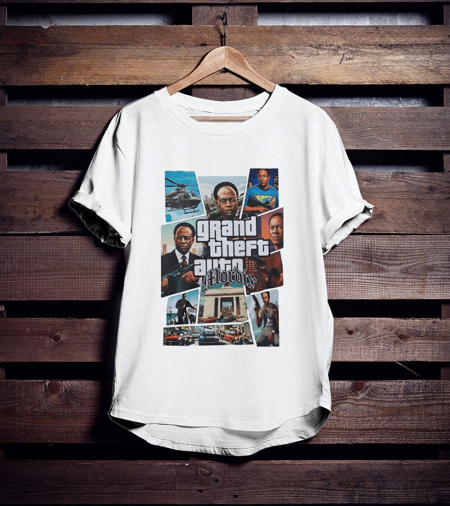 Grand Theft Auto Mordix Classic Crime Action Game T-Shirt