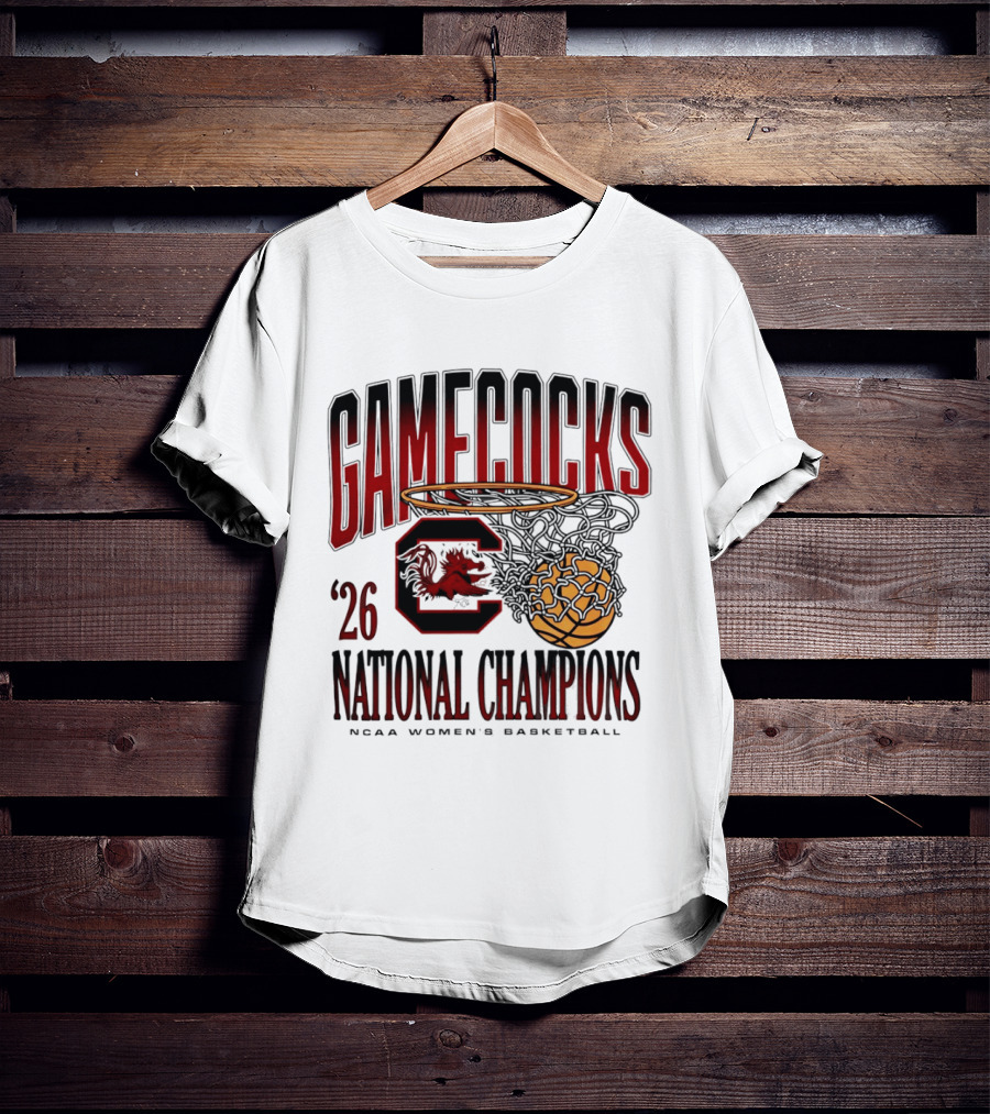 Gamecocks 2026 National Champions NCAA Women's Basketball T-Shirt