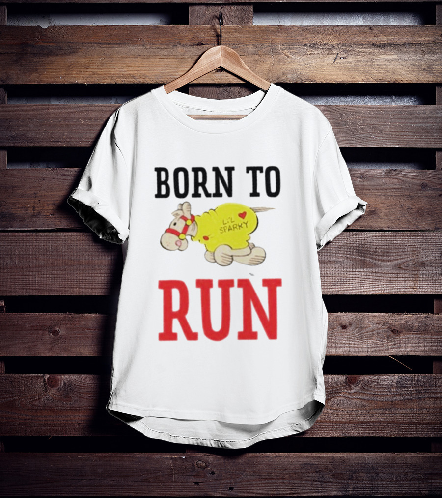 Born To Run Li'l Sparky Retro Cartoon T-Shirt
