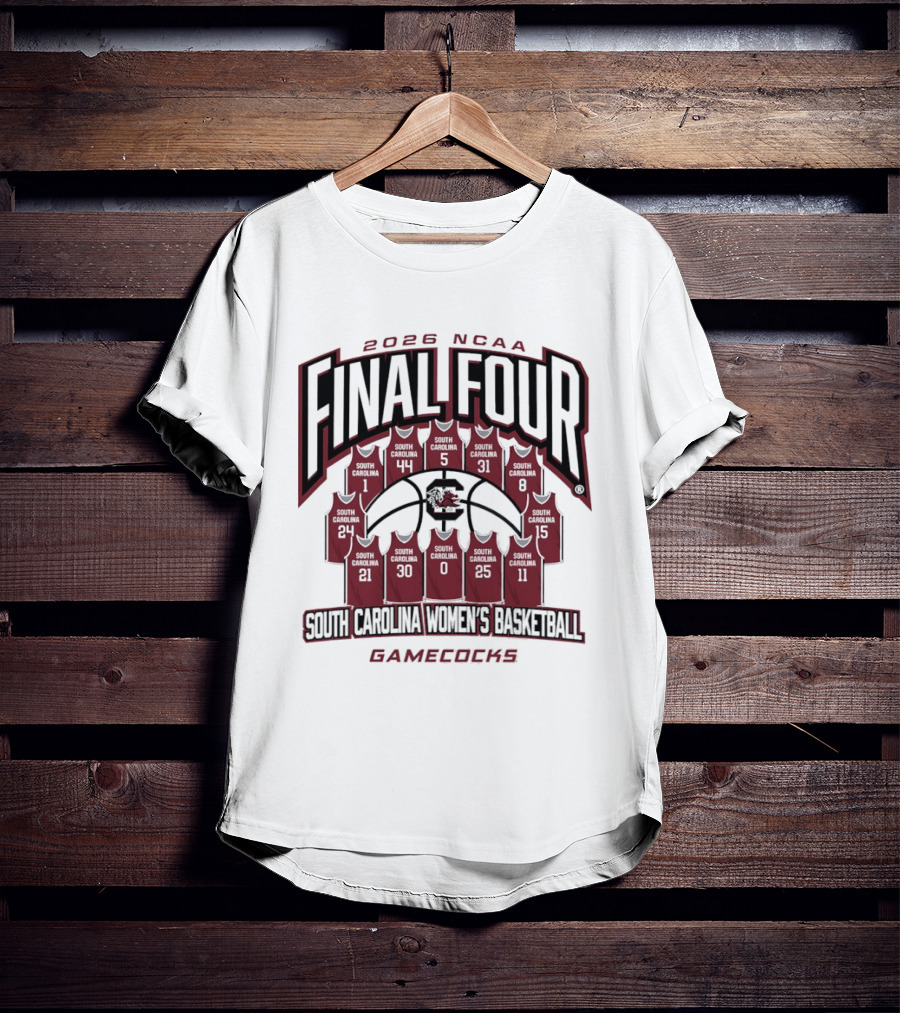 2026 NCAA Final Four South Carolina Gamecocks Women's Basketball T-Shirt