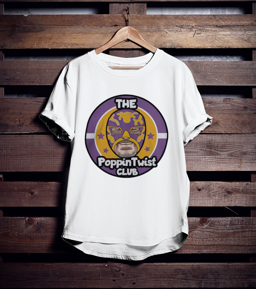 THE PoppinTwist Club Purple Masked Wrestler T-Shirt