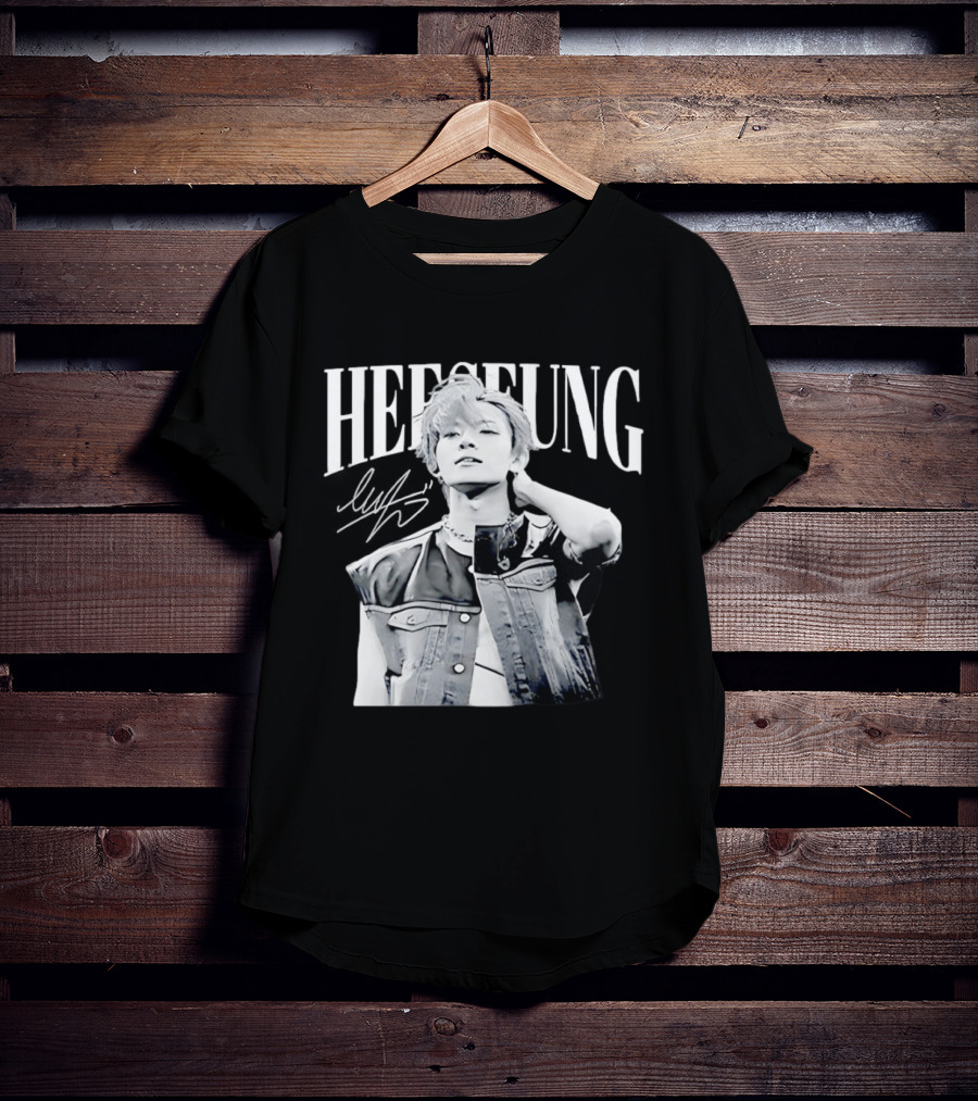 Heeseung ENHYPEN Signature Style Retro Look T-Shirt