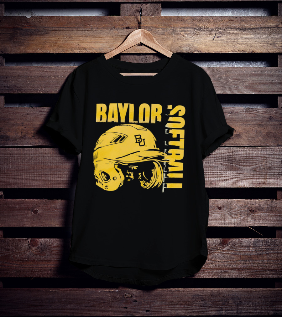 Baylor Softball BU Helmet T-Shirt