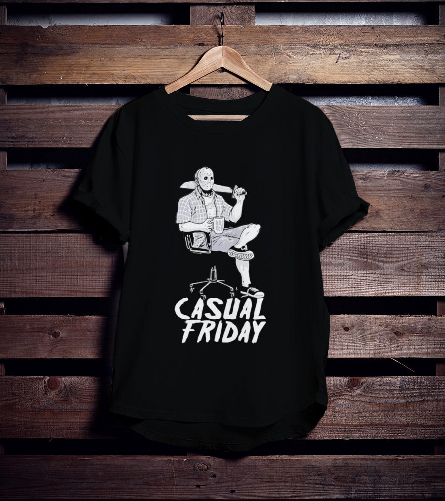 Jason Voorhees No Soi Casual Friday The 13th T-Shirt