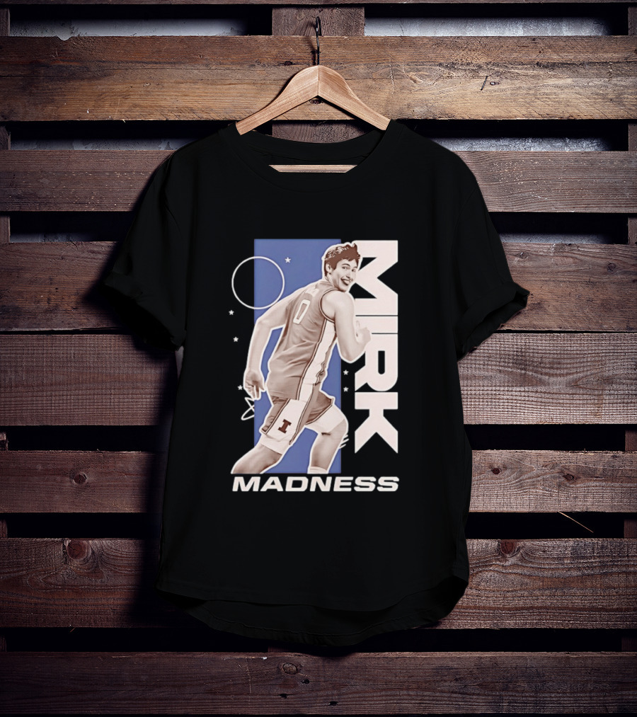 Mirk Madness Illinois Fighting Illini Basketball David Mirkovic T-Shirt