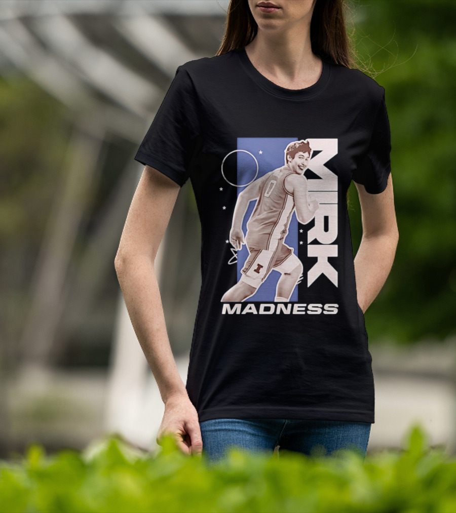 Mirk Madness Illinois Fighting Illini Basketball David Mirkovic T-Shirt