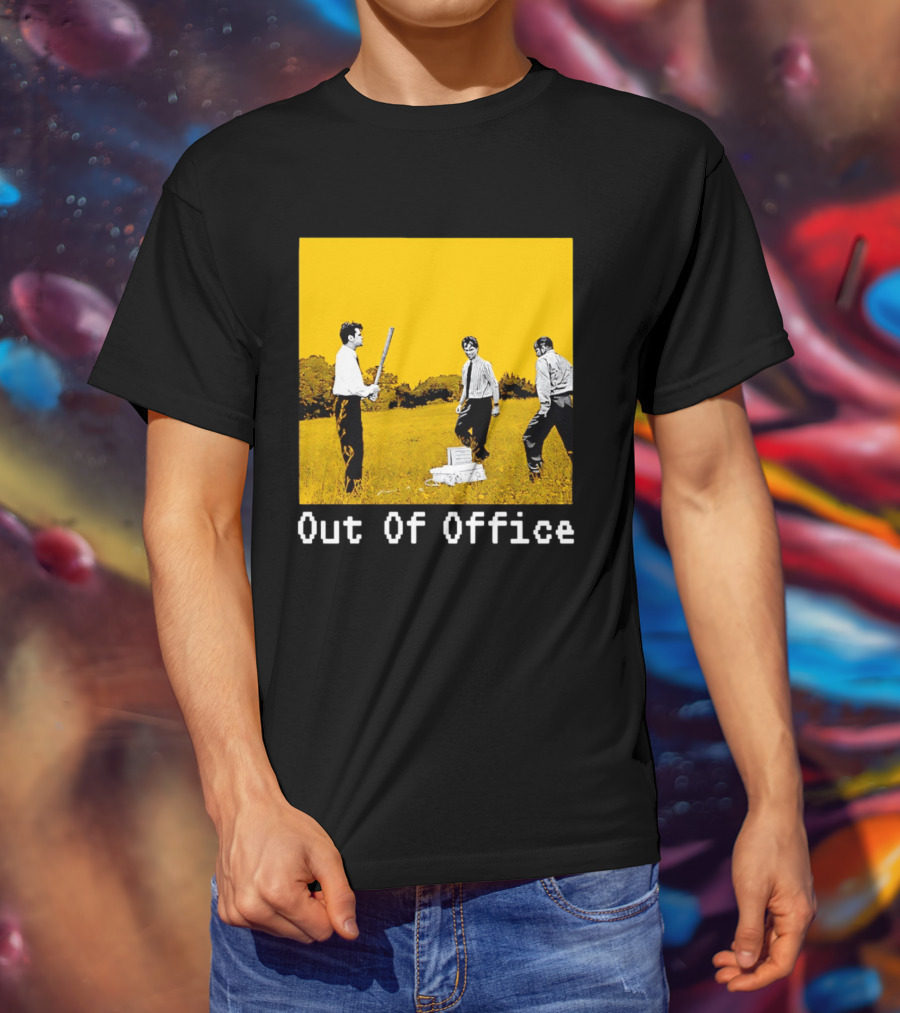 Out Of Office Space 1999 Printer Destruction Scene T-Shirt