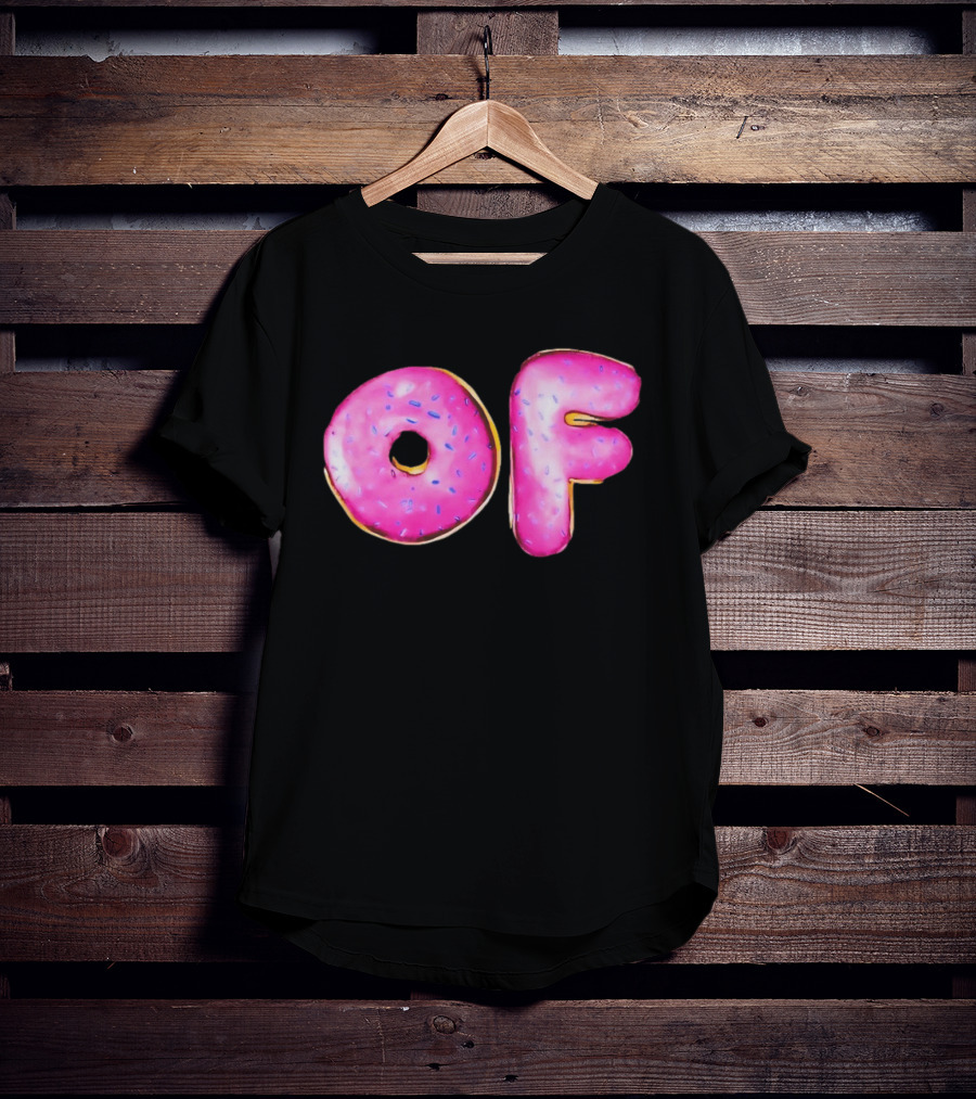 Donut Design OF Pink Sprinkles T-Shirt
